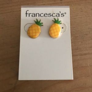 Francesca’s Pineapple Earrings (NEW)